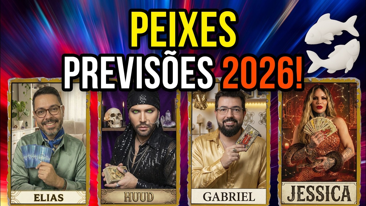 PEIXES ♓ 4 TARÓLOGOS CONFIRMAM: O FIM DO 