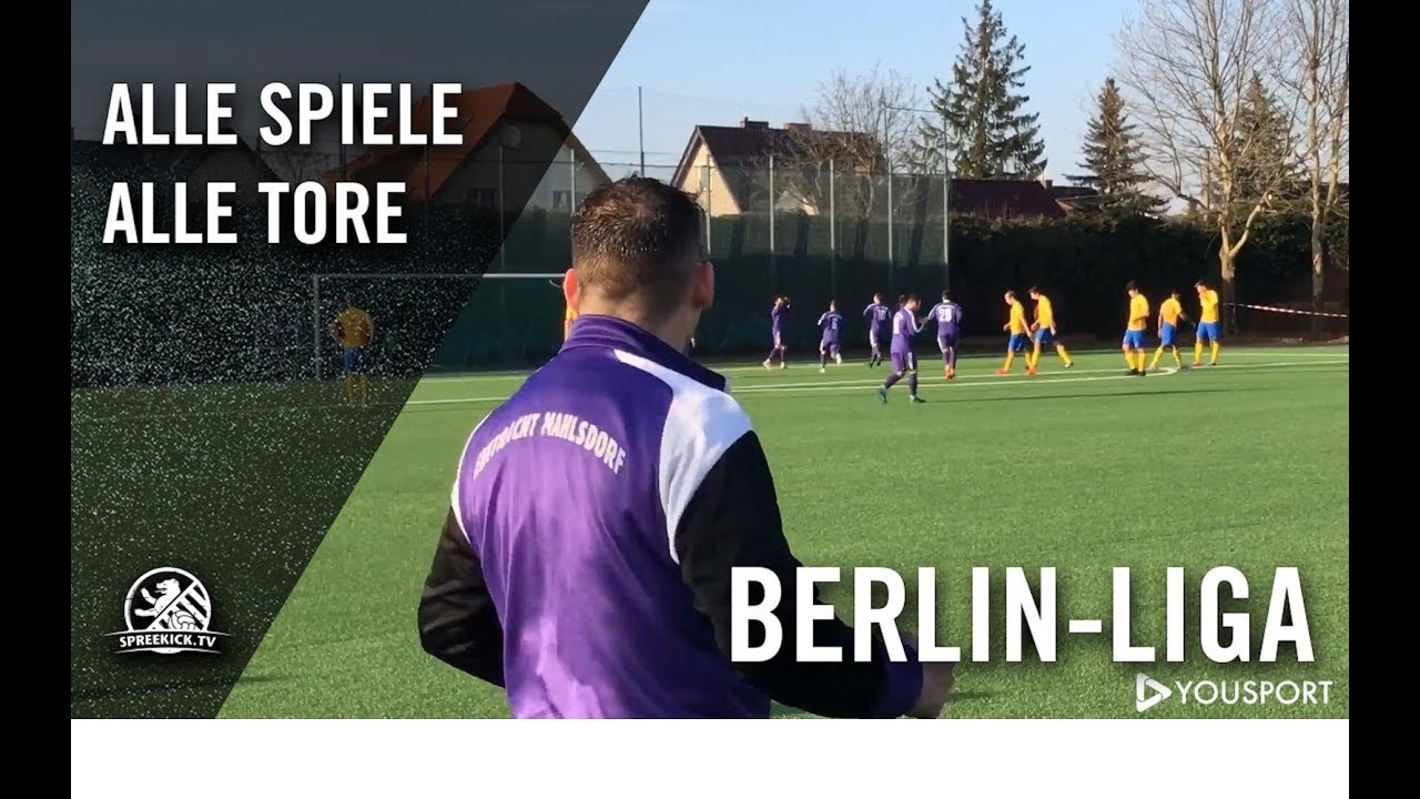 Alle Spiele, alle Tore - 19. Spieltag, Berlin-Liga
