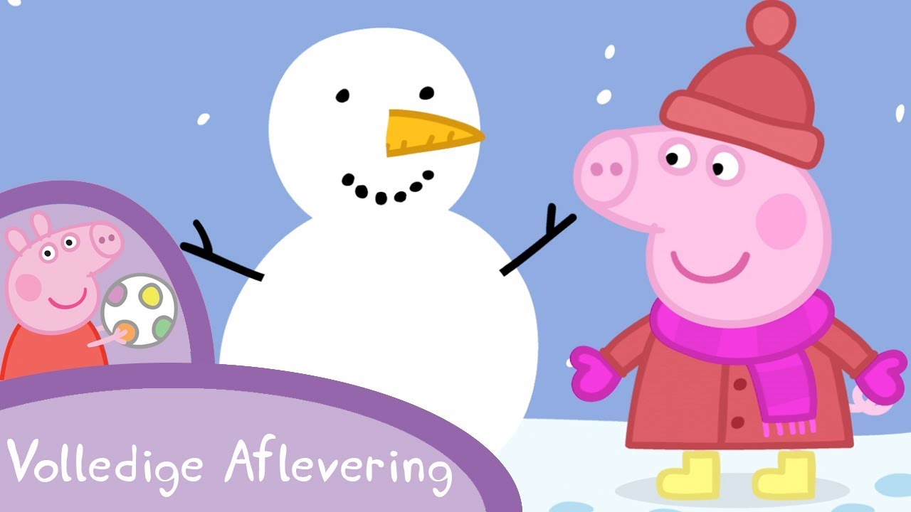 Peppa Pig Nederlands Compilatie Nieuwe Afleveringen | Sneeuw | Tekenfilm | Peppa de Big
