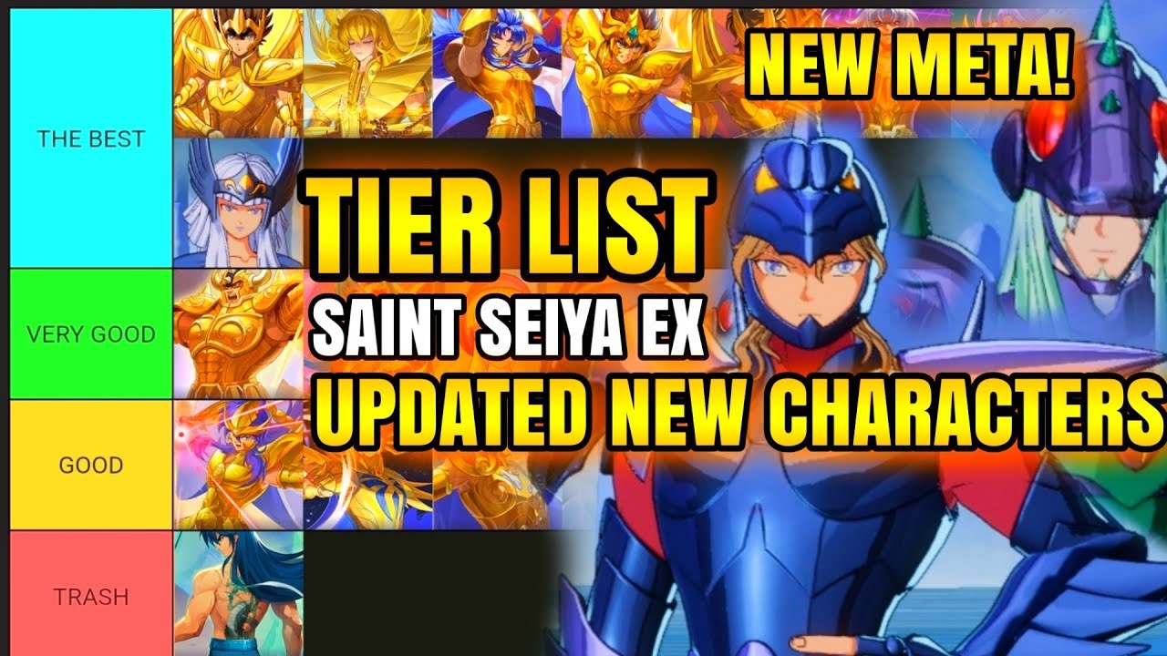 SAINT SEIYA EX: TIER LIST UPDATED NEW CHARACTERS
