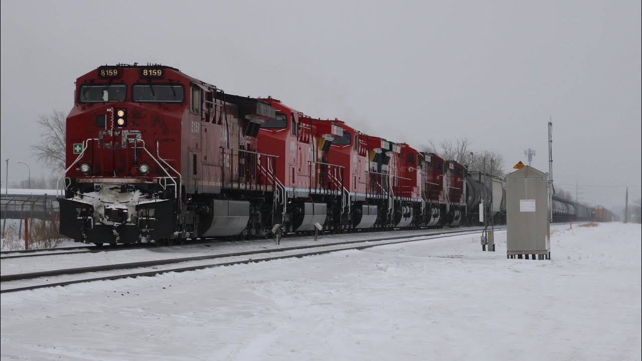 CP 241 West Leaves Winnipeg with AC44CWMs in CPKC Paint! (Dec 25. 2024)