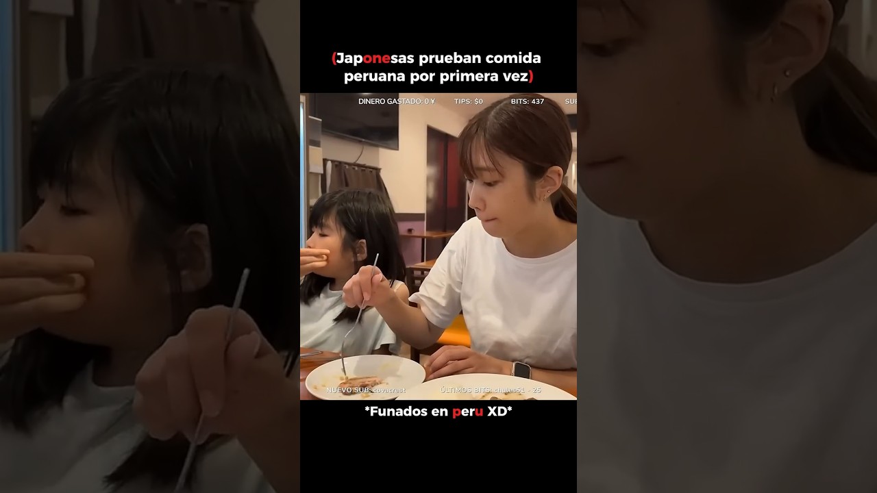 MI NOVIA JAPONESA E HIJA PRUEBAN COMIDA PERUANA 🇵🇪 #japon #japones #japoneses #comidaperuana #peru