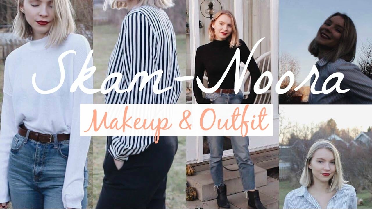NOORA STYLE STEAL (SKAM): Makeup & Outfits | Rebecca Ellie