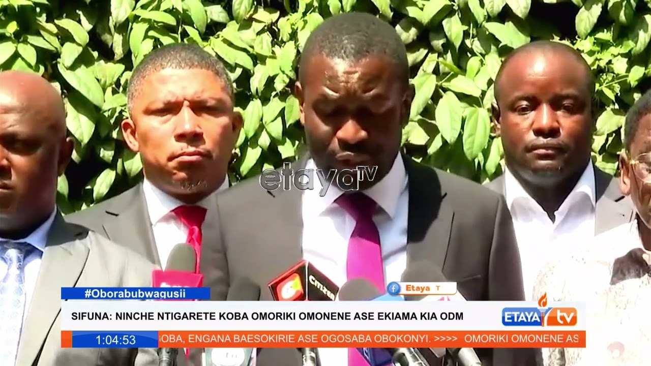 Sifuna dismisses his removal from office as ODM Secretary General terms it unconstitutional