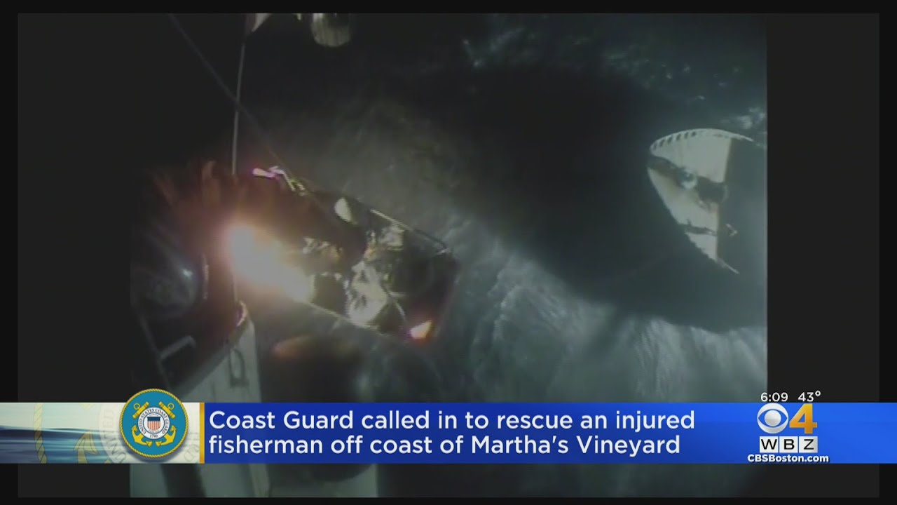 Injured Fisherman Rescued By Coast Guard 60 Miles Off Of Martha's Vineyard