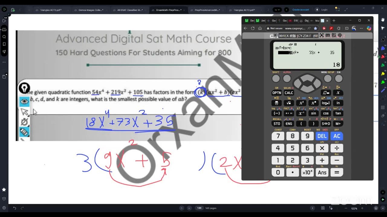 S18 Advanced SAT Trail December 2025