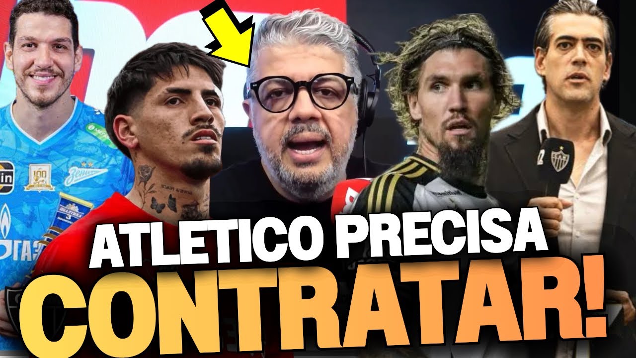 ⚫️ATLÉTICO AGORAA!!! GALO PRECISA CONTRATAR ZAGUEIRO E VOLANTE | TV BAND MINAS ATLÉTICO MG HOJEE!