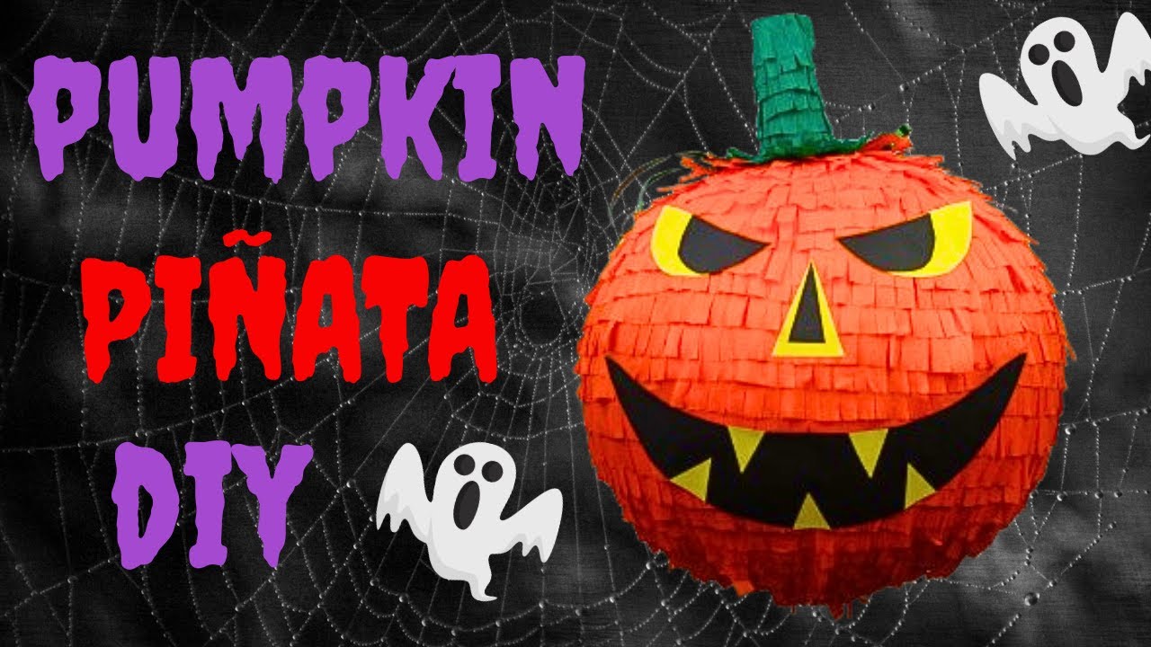 DIY Pumpkin Piñata for Halloween – Easy & Fun!  DIY Piñata 🎊🎃