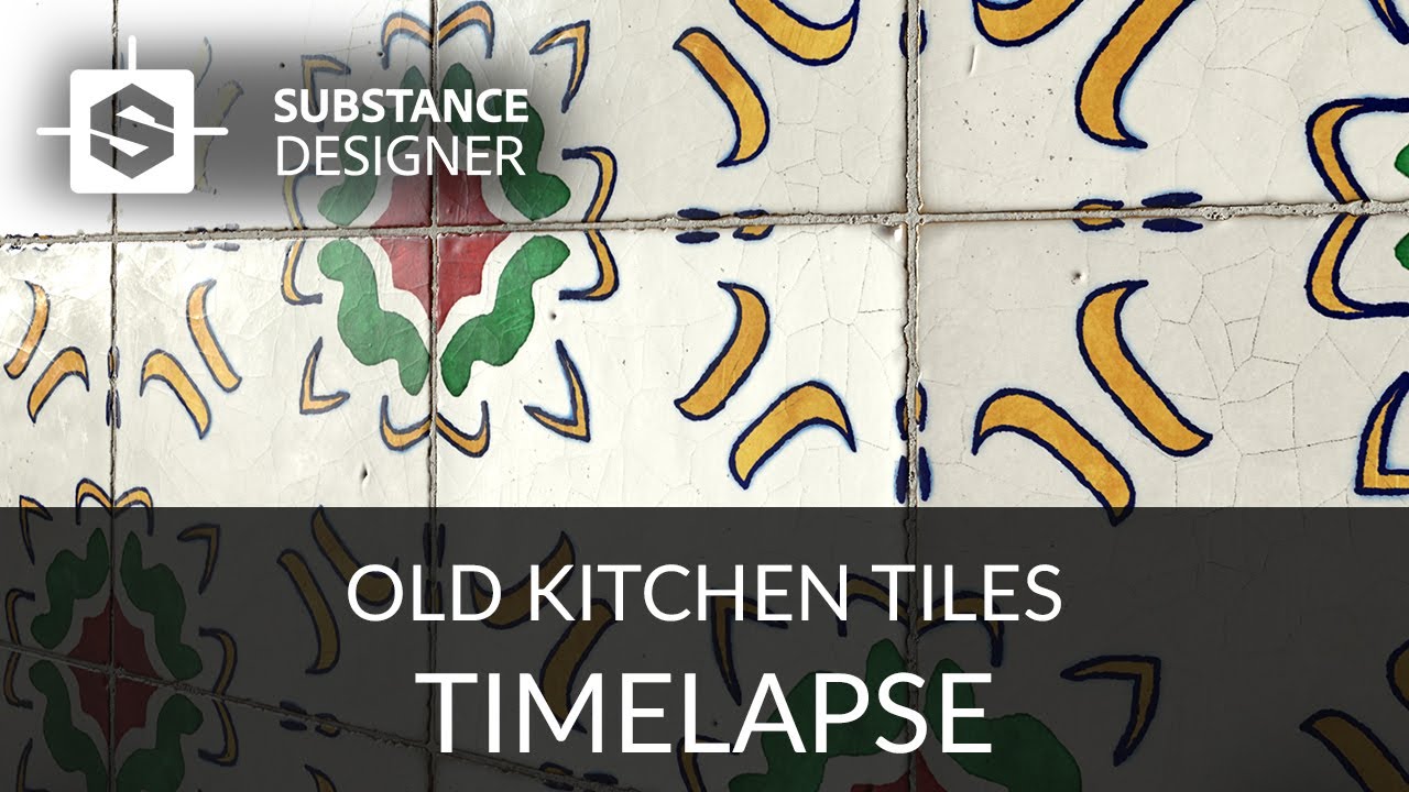 Substance Designer - Old Kitchen Tiles