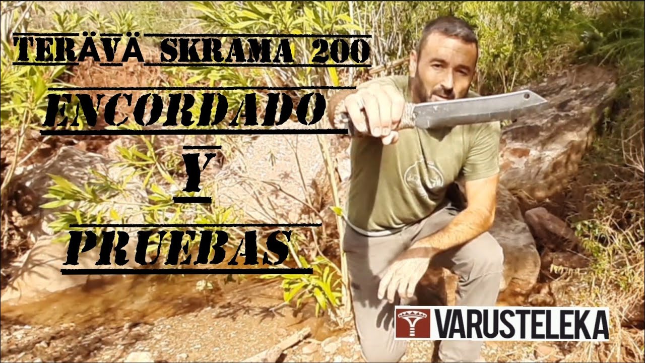 😱¡¡ CORTA EL AIRE!!😱TERÄVÄ SKRAMA 200, UN CUCHILLO MUY COMODO Y FUNCIONAL #bushcraftknife