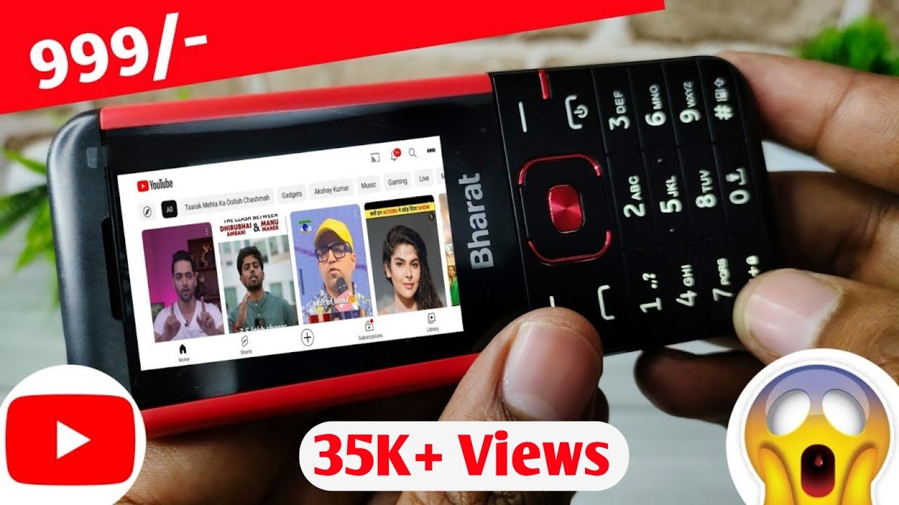Jio bharat phone me youtube kaise chalaye🔥| Jio bharat K1 Unboxing & Review 2023  |  Sahil Ajmeri |