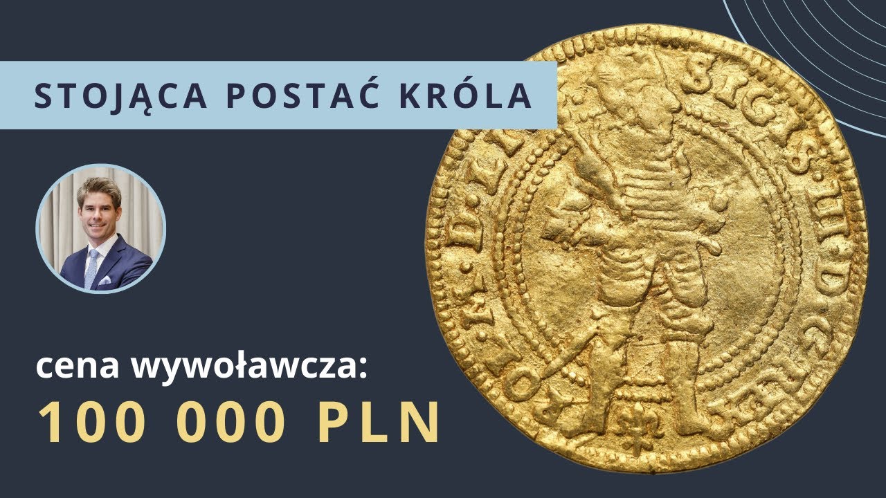 Jeden z nielicznych dukat&oacute;w polskich przedstawiający stojącego kr&oacute;la na wz&oacute;r dukat&oacute;w cesarskich!