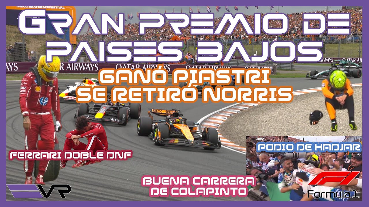 ¿SE TERMINÓ EL CAMPEONATO? | Gran Premio de PAÍSES BAJOS de FÓRMULA 1 2025