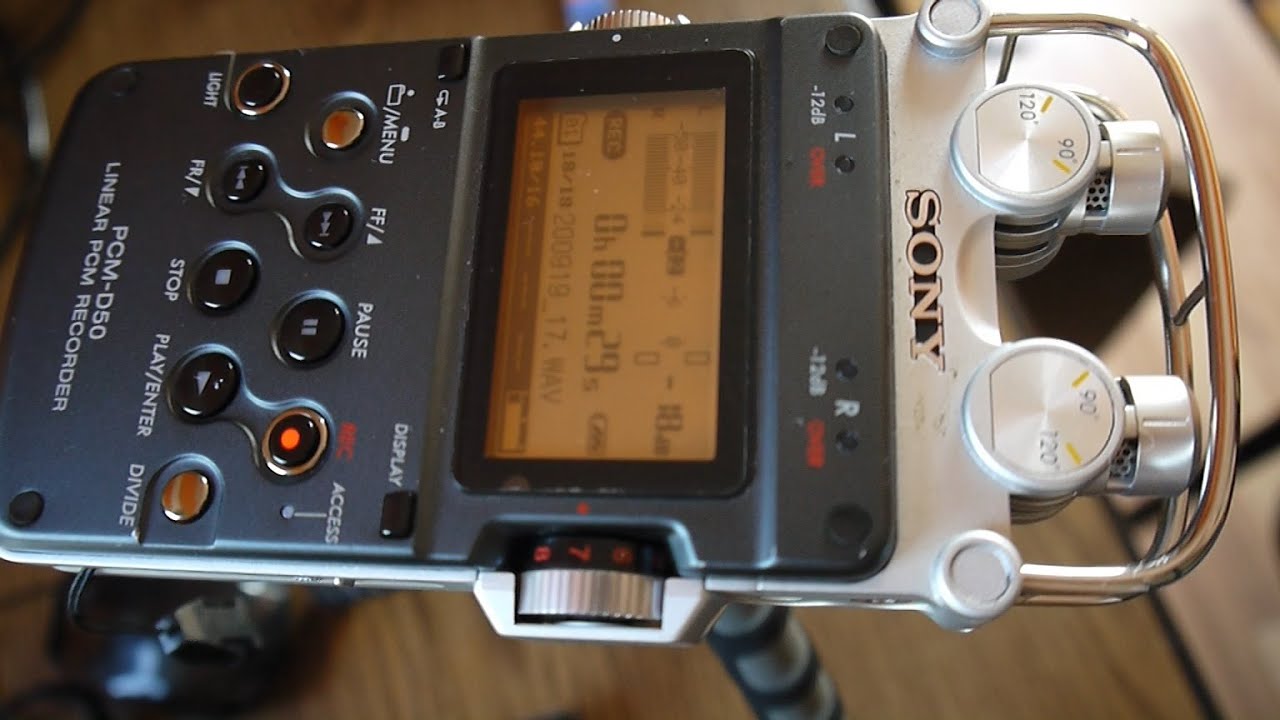 Ещё один обзор линейного рекордера Sony PCM D50? Почему бы и нет, ведь он ещё жив? Записи и тесты.