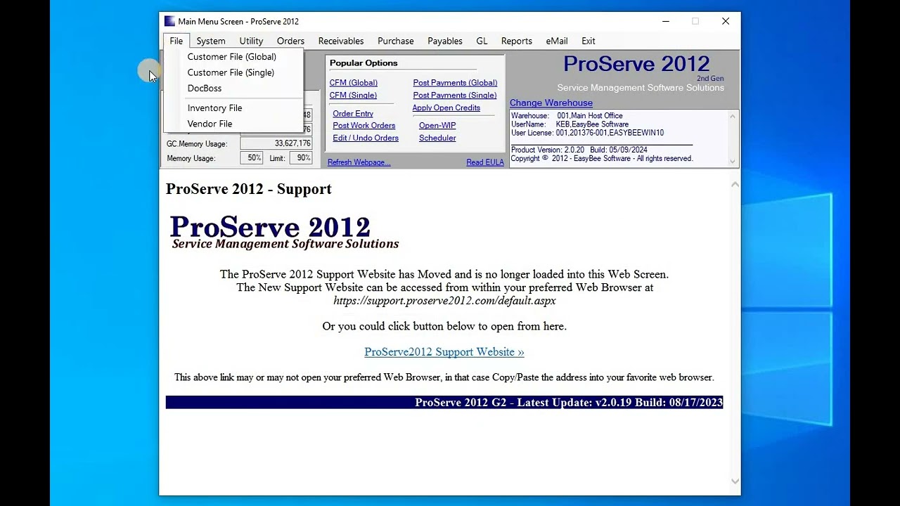 ProServe 2012 - DocBoss - Document Management Filing System