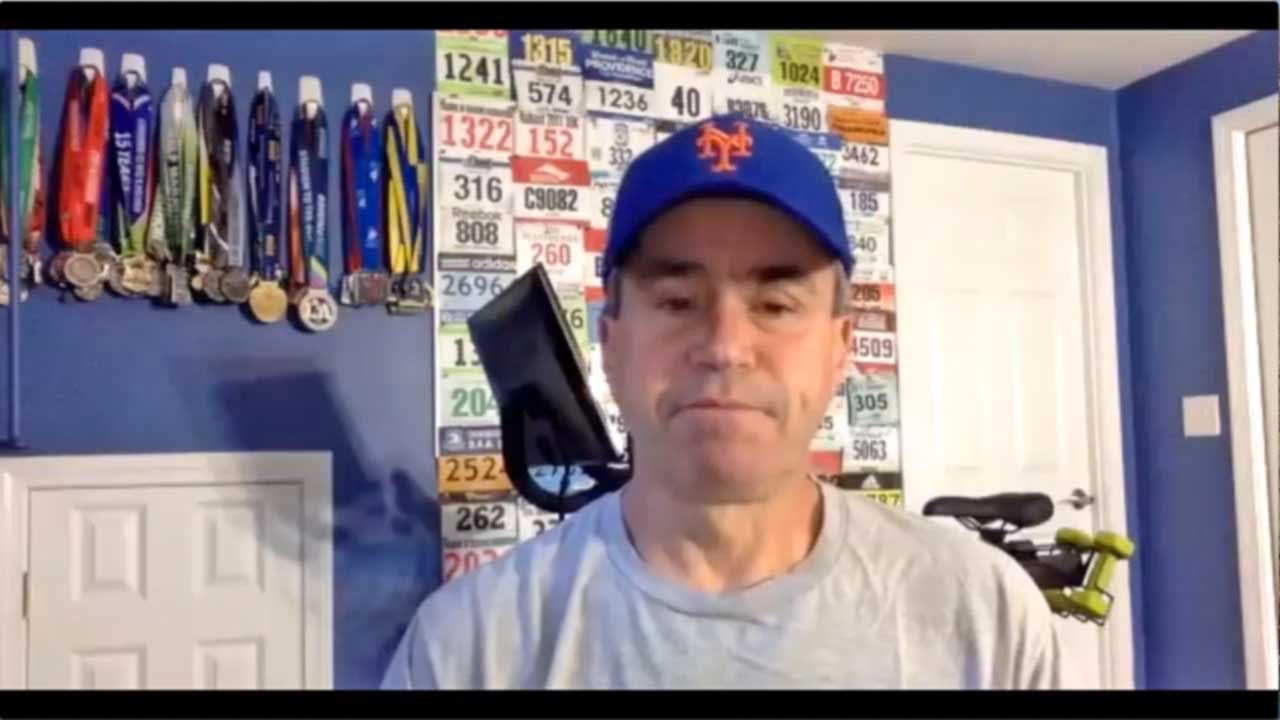 David ran 40-50 miles/wk until his meniscus problem. Now he &ldquo;couldn&rsquo;t be happier.&rdquo;