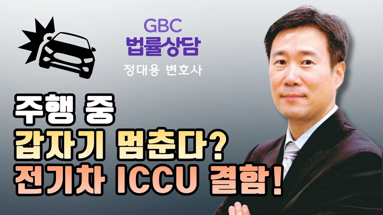 전기차 레몬법 '현대/기아차 ICCU 이슈 관련' - 정대용 변호사