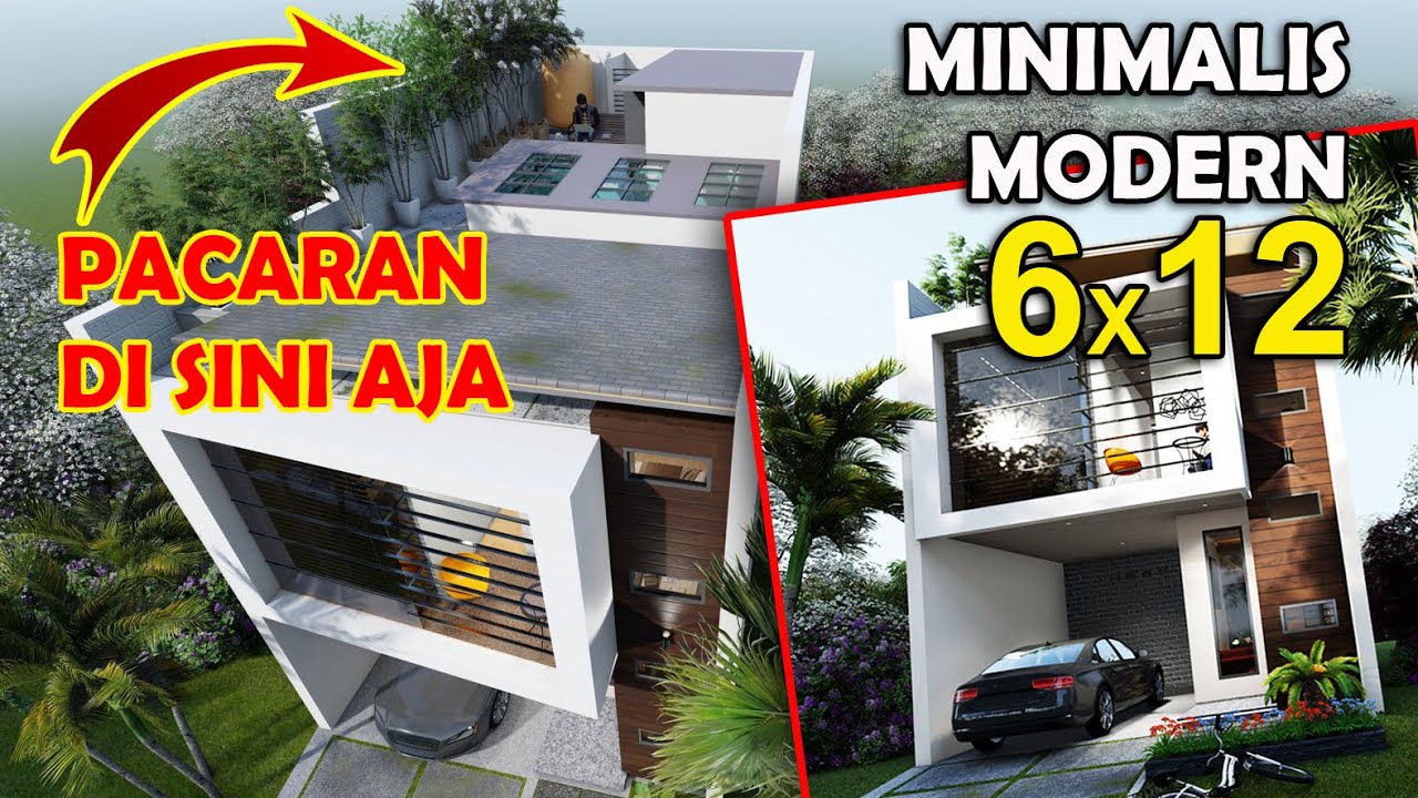 BIKIN IRI TETANGGA...!!  RUMAH IMPIAN MINIMALIS MODERN, 6X12 Lengkap Mushola & Rooftop #3