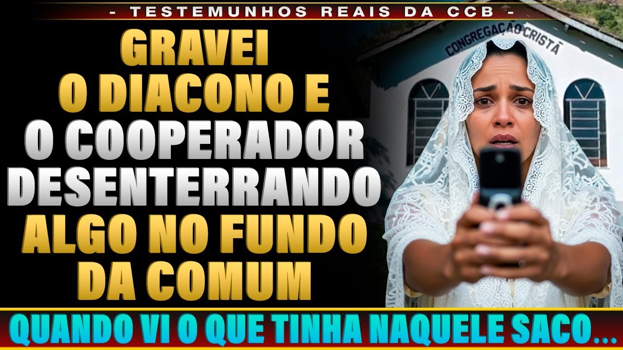 Gravei o Diácono e o Cooperador Desenterrando Algo Misterioso no Fundo da IGREJA e Deus Mandou Eu...