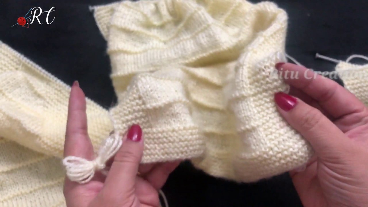 Knitting Half Baby Sweater
