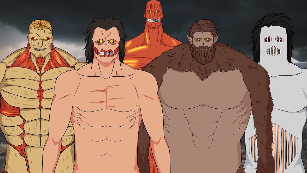Les 9 PREMIERS Porteurs de Titan dans L'Attaque des Titans