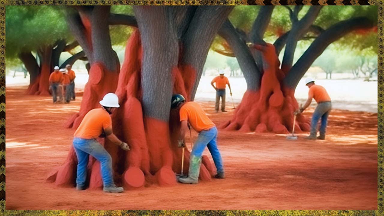 The Process of Cork Manufacturing | Harvesting MILLIONS of Trees to Produce TONS of Cork