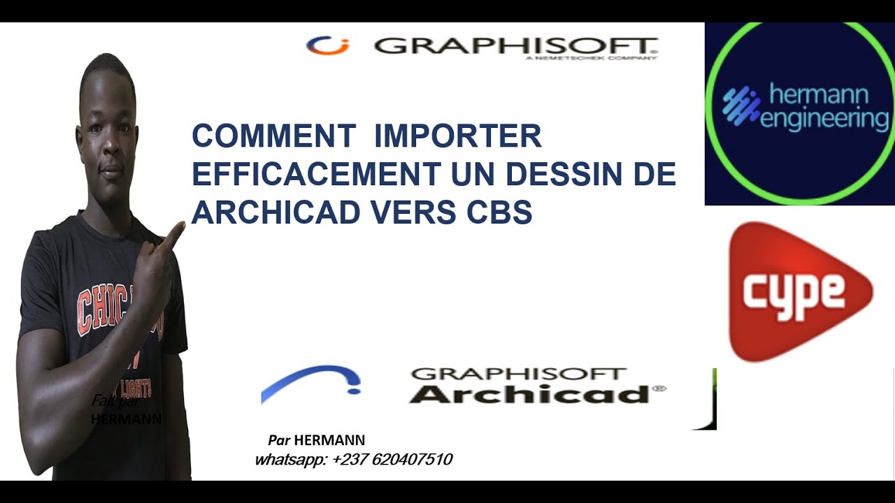 comment importer efficacement un plan de Archicad vers CBS