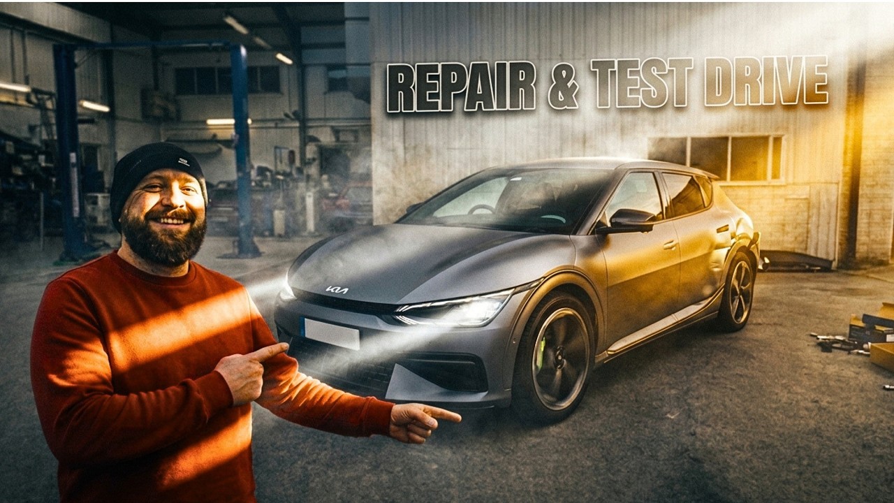 Разбитый Kia EV6 GT со скрытыми повреждениями и Audi RS3 с демонтажем рамы!