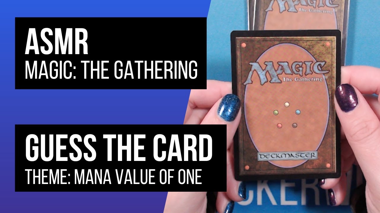 ASMR Magic the Gathering | Guess the Card | Everything Has a Mana Value of 1