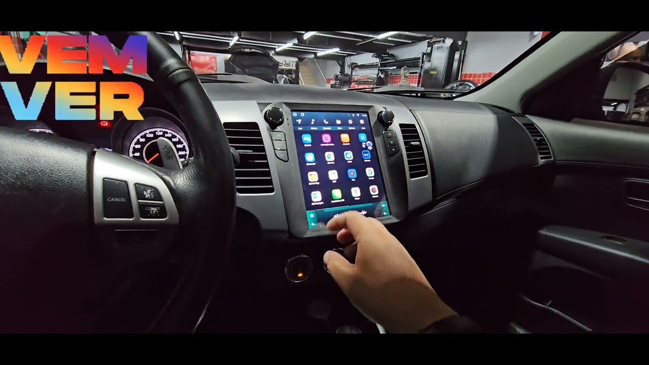 Outlander Central Multimídia Adak Vert8 4G, Netflix, Carplay/Android Auto, YouTube, Bluetooth, IPS