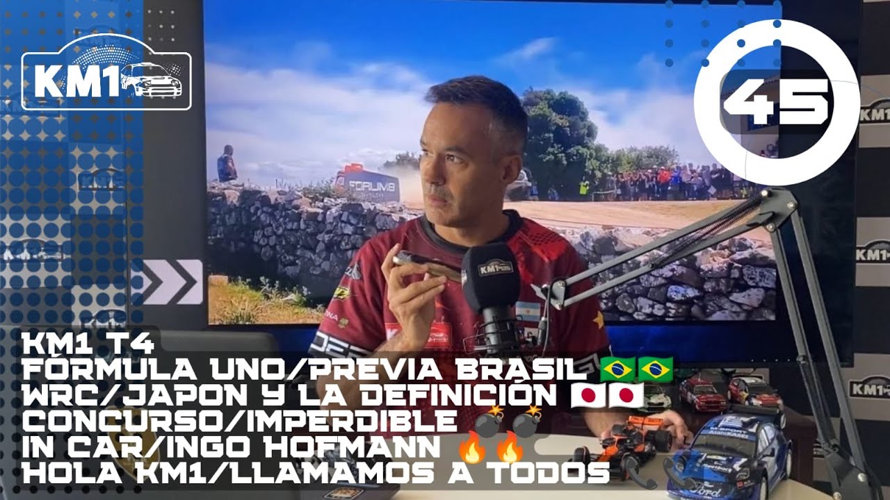 #KM1 WRC JAPÓN / F1 BRASIL / RALLY CODASUR / INCAR RALLYMOBIL INGO HOFMANN (T04 E45)