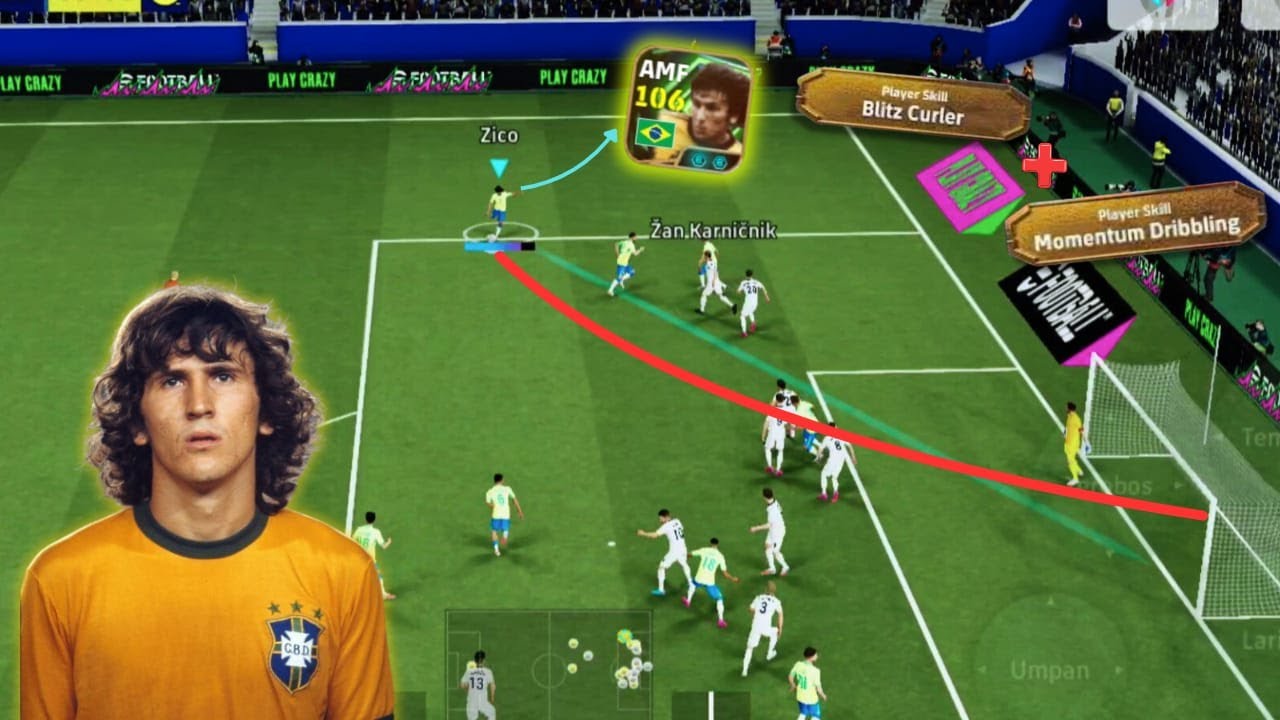 REVIEW NEW CARD ZICO BLITZ CURLER + MOMENTUM DRIBBLING????| EFOOTBALL 2026 MOBILE