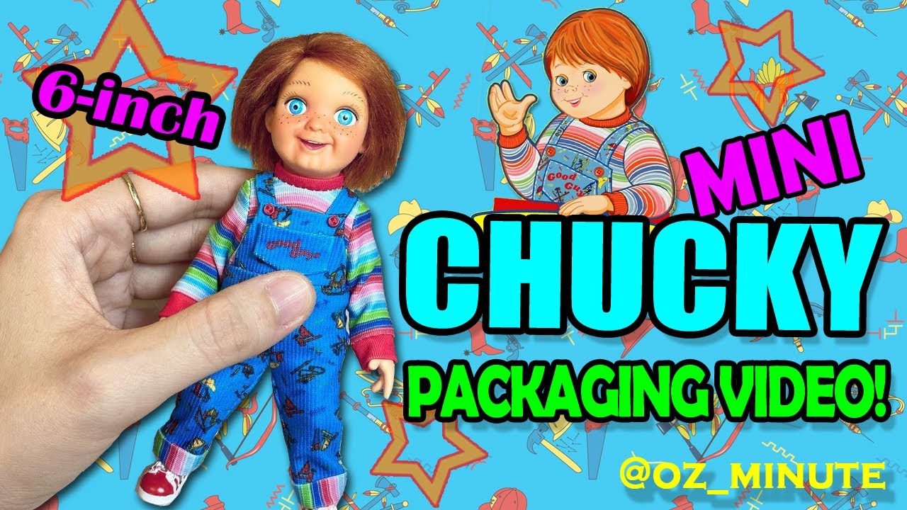 6inch mini good guys chucky doll packaging video