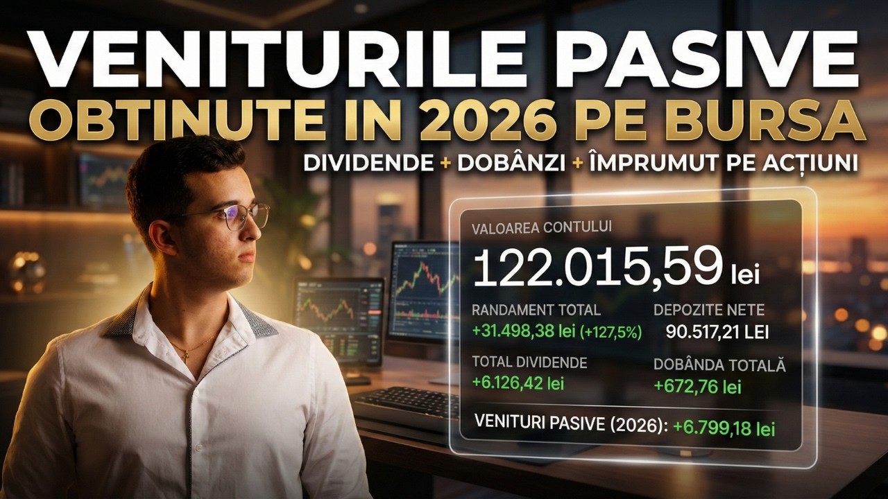 Veniturile Mele Pasive In 2026 Pe Bursa - 122.000 RON
