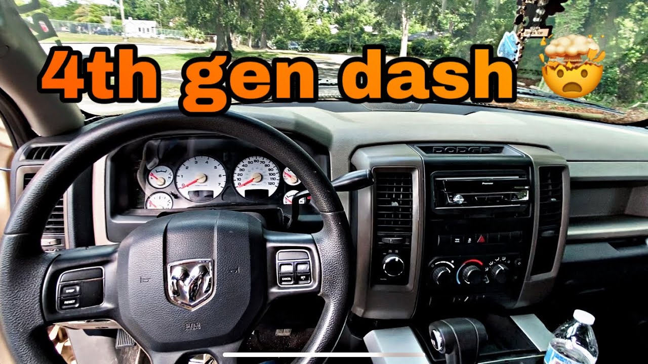 4th gen dash on a 3rd gen ram