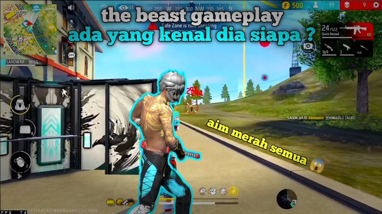Gameplay berkelas 😱 ada yang kenal dia siapa ? || Garena FreeFire Indonesia 