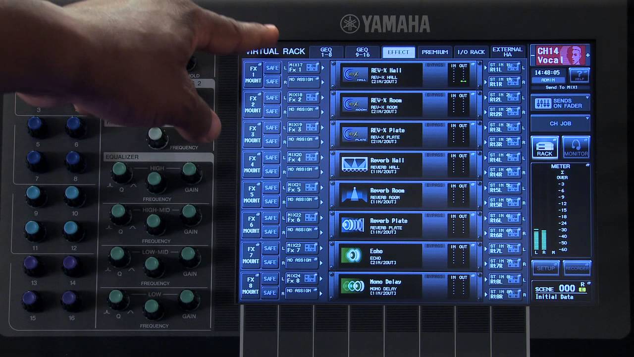 CL/QL Series Training Video: 3.9. Using the Virtual Rack
