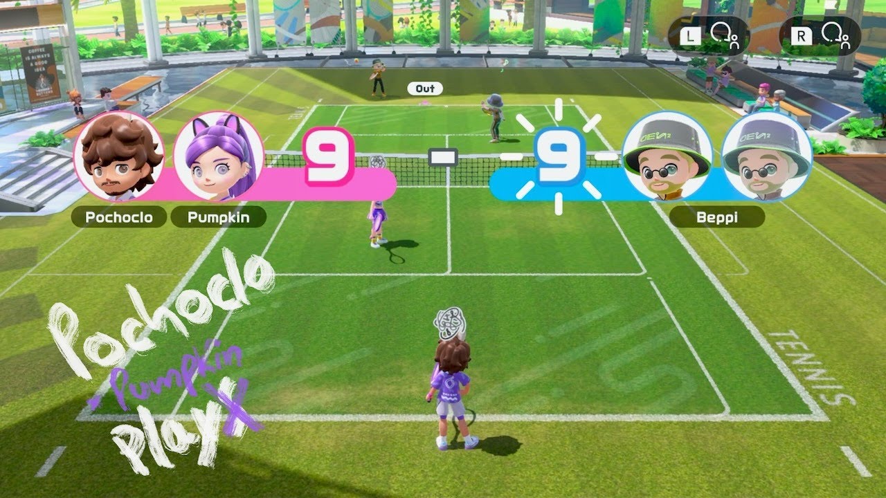 Amazing 10 points game x Beppi🎾 • Nintendo Switch Sports • Tennis