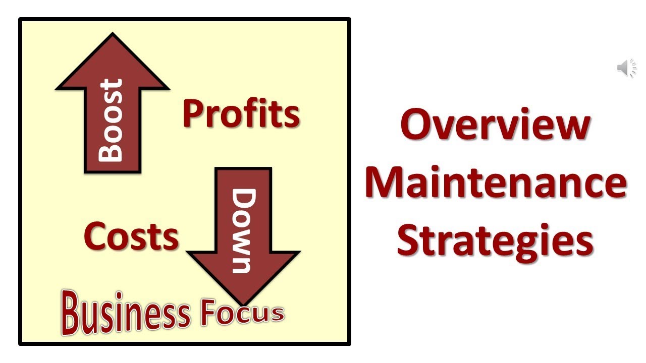 Overview Maintenance Strategies