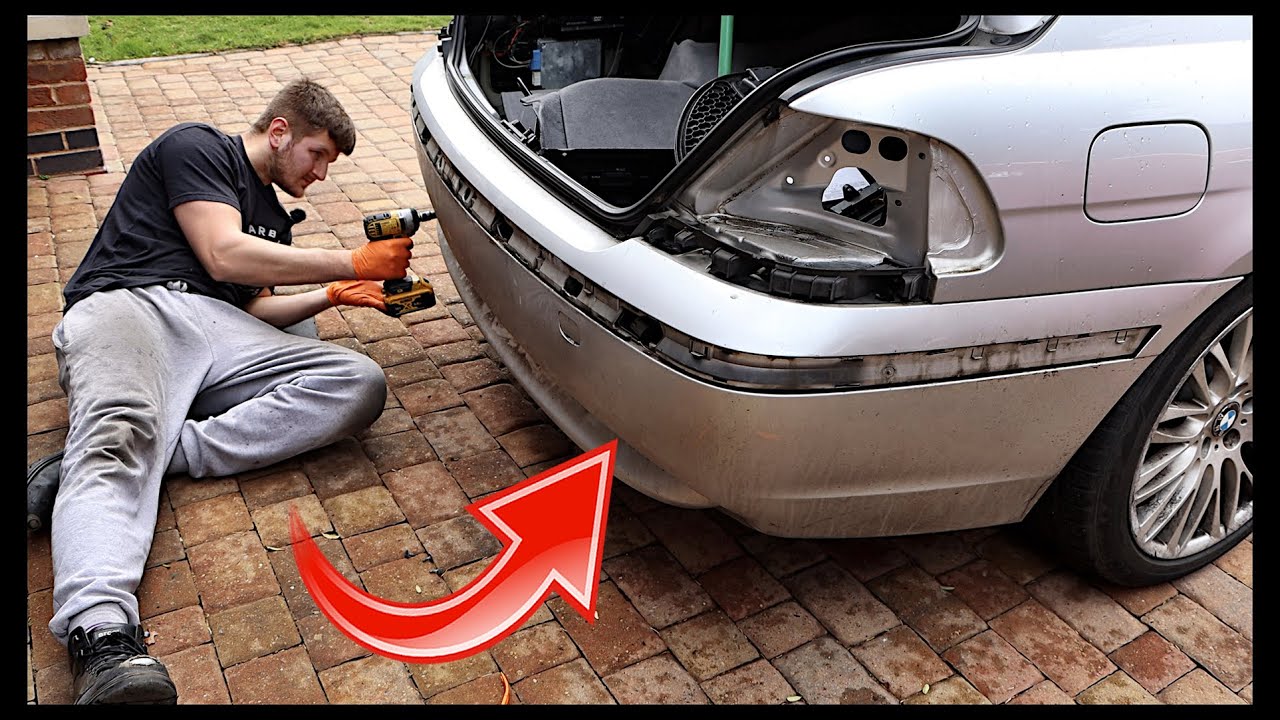 BMW E65 E66 7 SERIES REAR BUMPER & TAILIGHTS REMOVAL REPLACEMENT