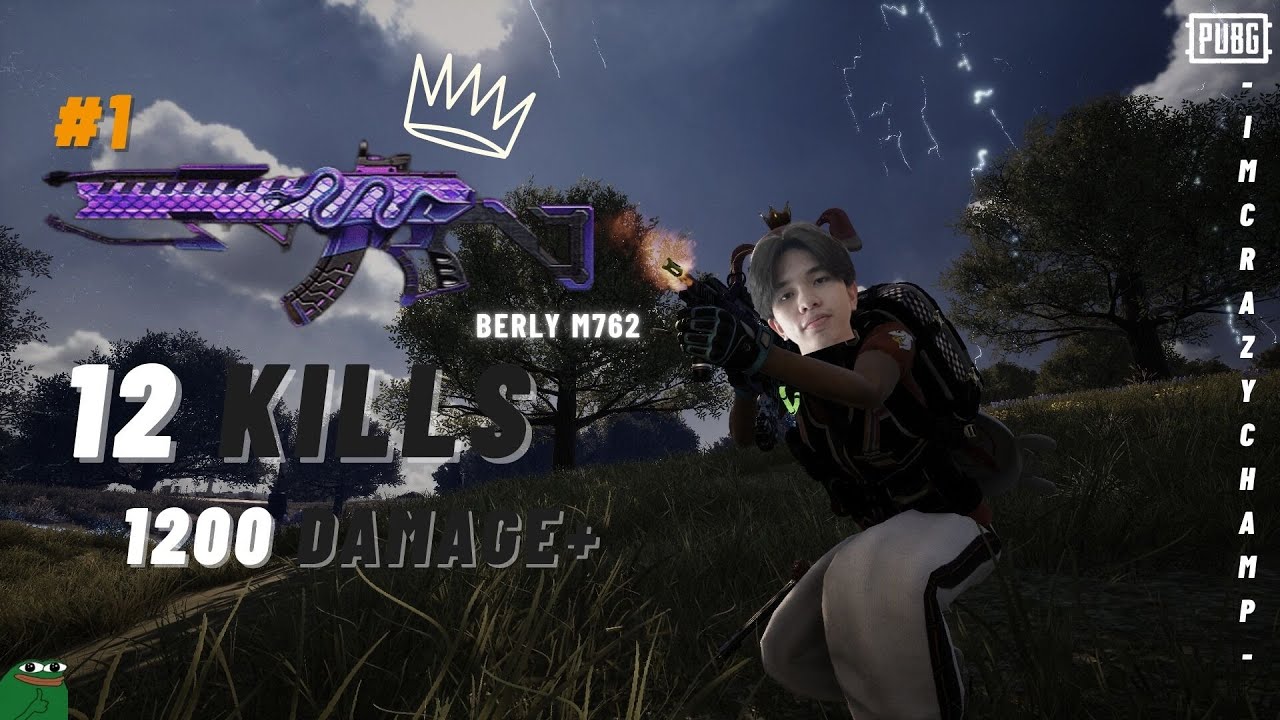 Berly M762 Madusa Lv.10 ละคือมันลั่นไงง Rank TPP  l PUBG
