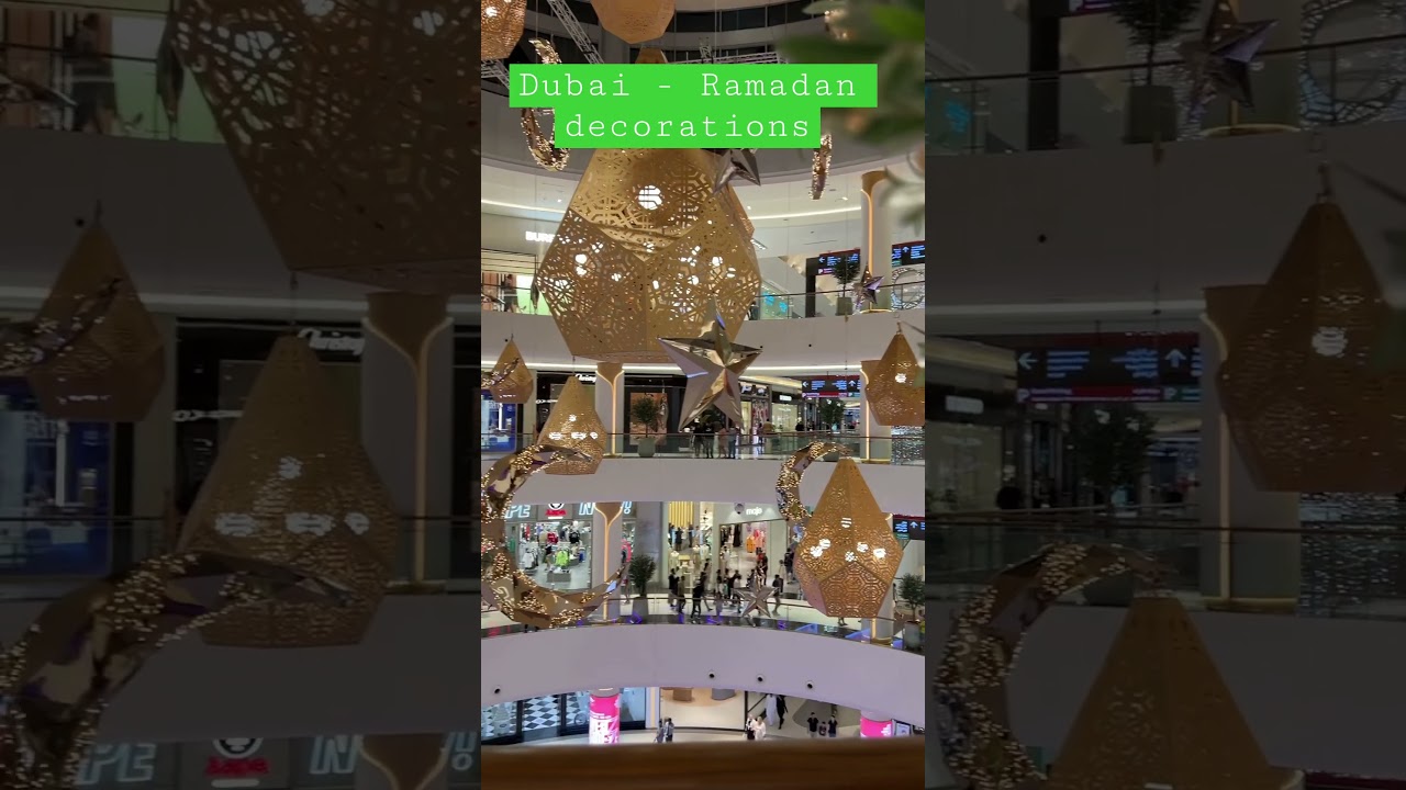 Dubai Ramadan decorations- #dubai #eid #ramdan #festival #celebration #enjoy #shopping