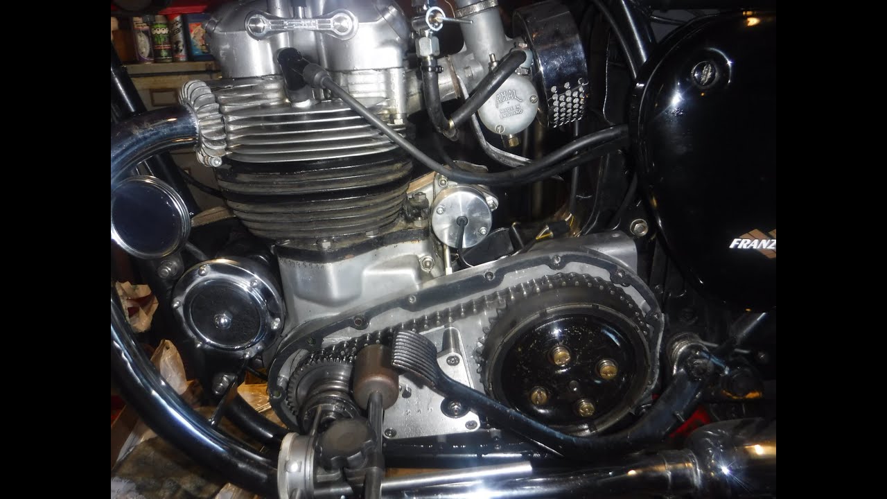BSA A10 Super Rocket unnerving 'clonk' from chaincase area pinpointed & crank end float measured.