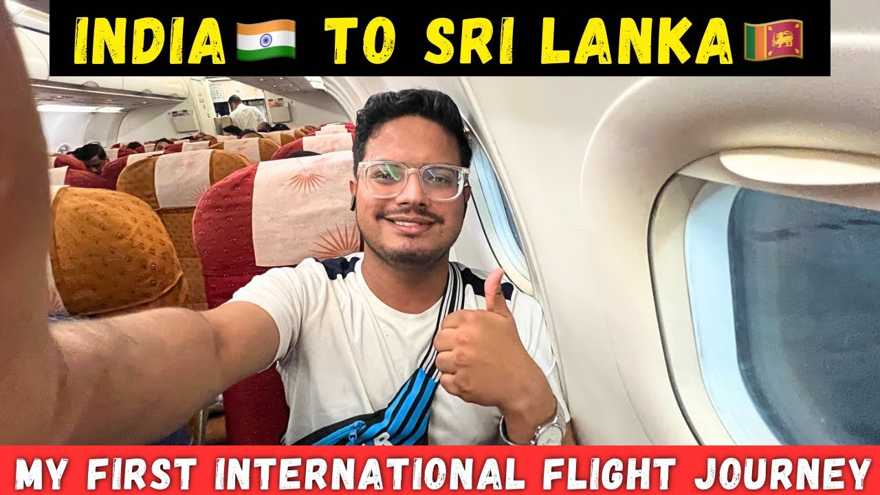 Delhi to Colombo | Sri Lanka🇱🇰 Trip Starts | Immigration, eVisa, Lounge, Air India | Part 1