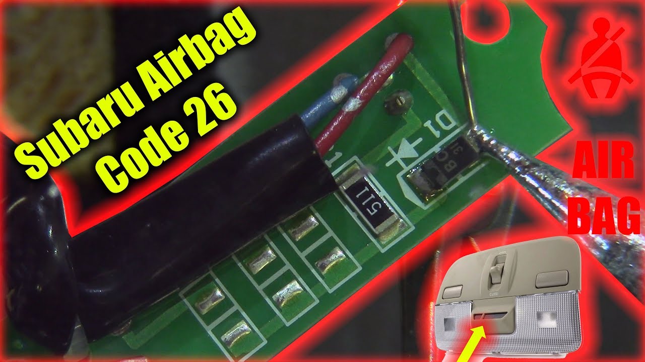 Subaru Airbag Code 26