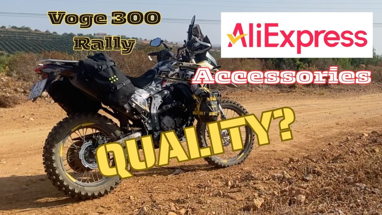 Voge 300 Rally с аксессуарами AliExpress.