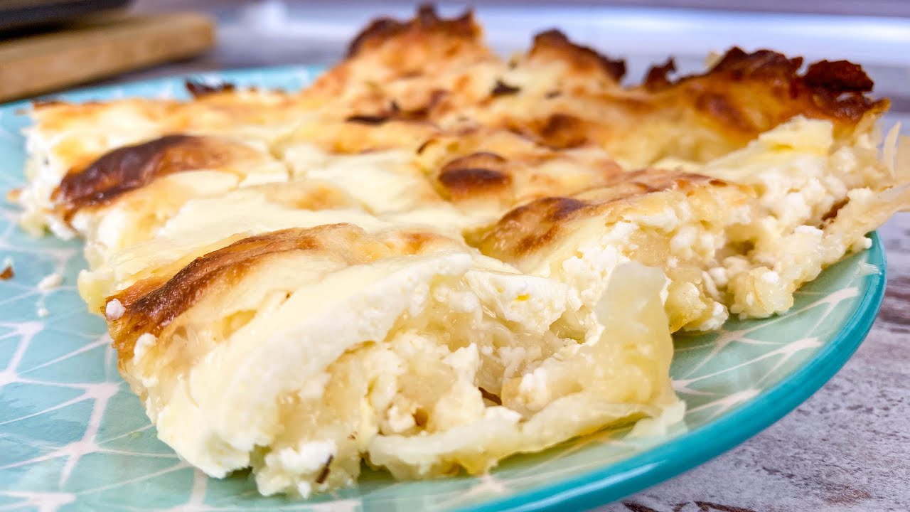 Самый вкусный Болгарский завтрак - Баница. Слоеный пирог.