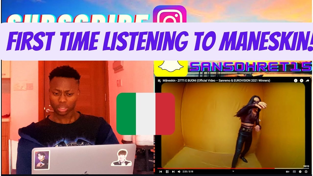 FIRST REACTION TO Måneskin - ZITTI E BUONI Official Video – Sanremo & EUROVISION 2021 Winners