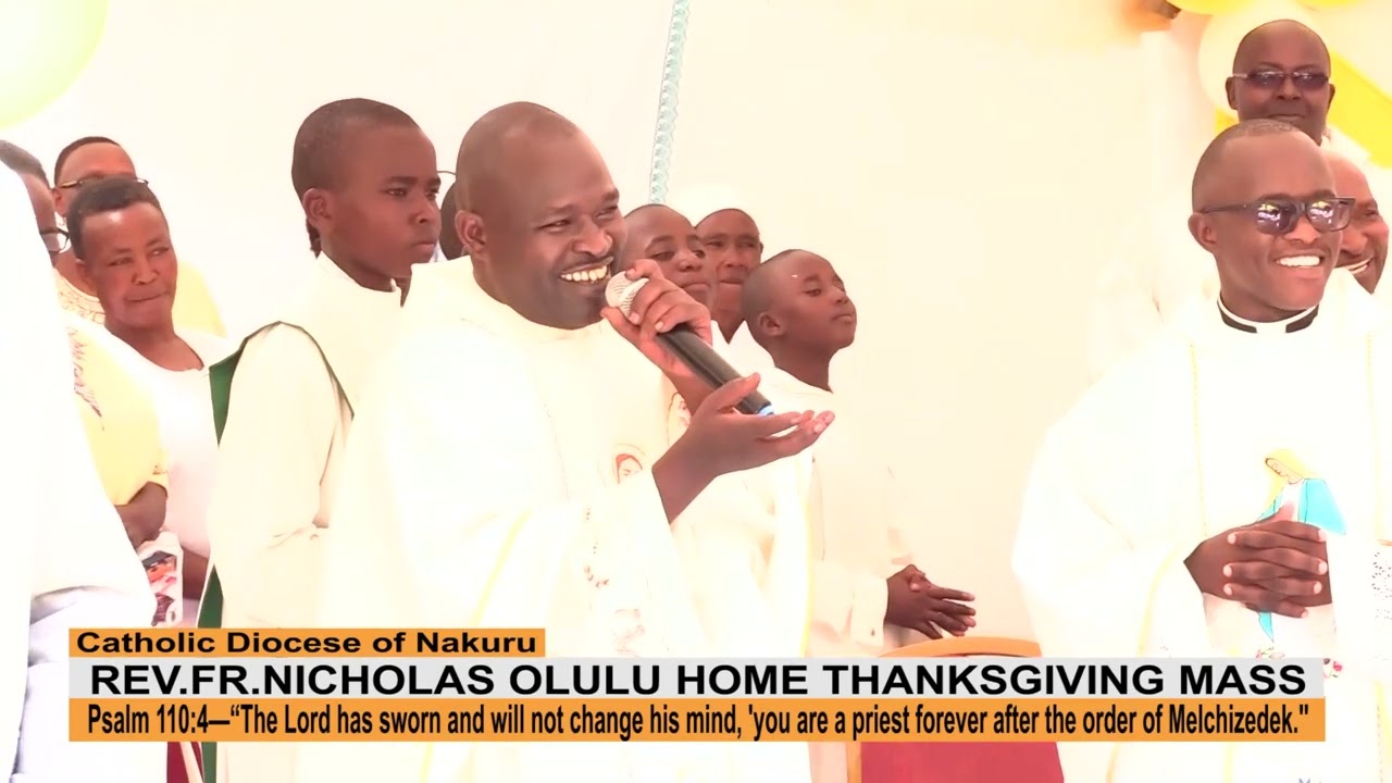 Rev.Fr.Nicholas Olulu Home Thanksgiving Mass