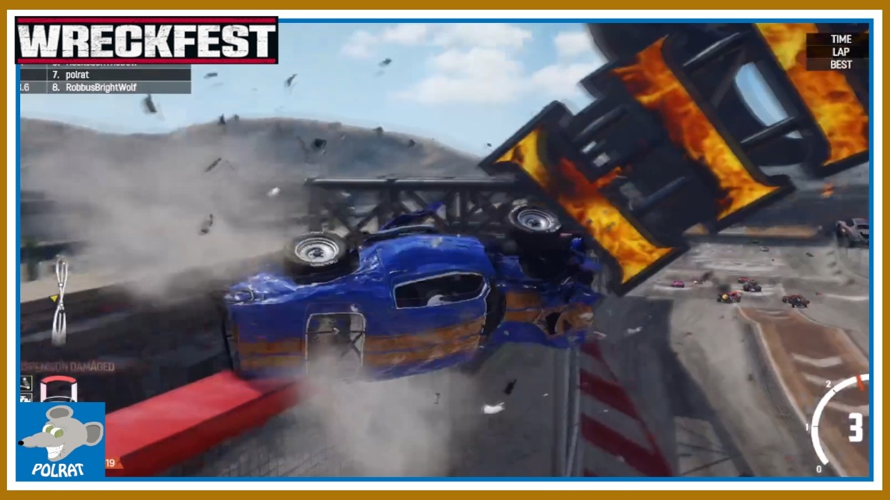 Don't Miss Out on the Most EPIC Wreckfest Crashes and  Racing with Friends Moments